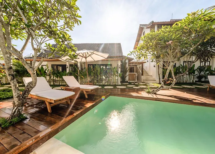 Sarang Apartments By Evdekimi - Rice Field Escape With Yoga Lounge, Lush Garden - Long Stay Extras