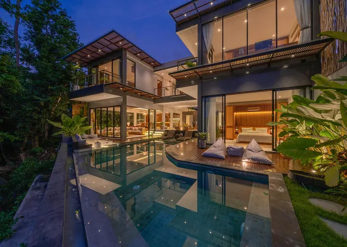 Villa Luna : Brand New 4Br Villa With 180° Rice Field Views