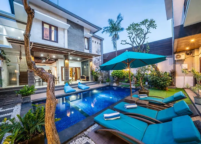 Peaceful 4Brvilla Seminyak Near Beach & Attraction