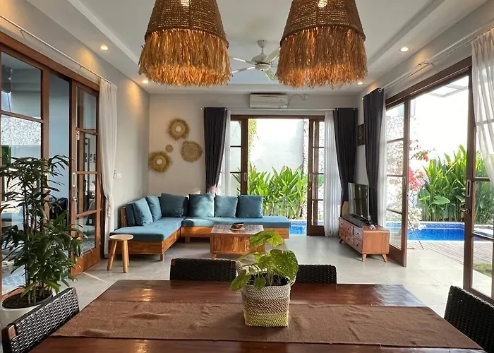 2 Bedroom Pepper House Villa Near Gwk Jimbaran - Garden View