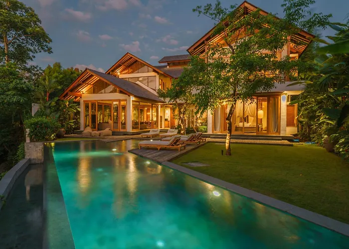 Villa Kauh - Luxury Tropical 5Br Villa Close To Pererenan Beach