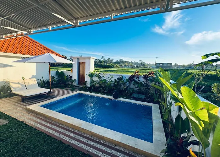 Dream Cozy 1Bedroom Private Pool Rice Fields