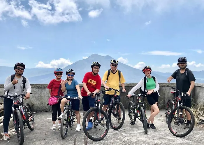 Downhill Cycling Ubud With Volcano, Jungle, Rice Terrace With Meals