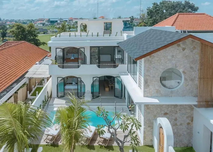 Villa Sankara - Rooftop 3Br Villa With Brasero & Cinema - Sunset View - Canggu Beach