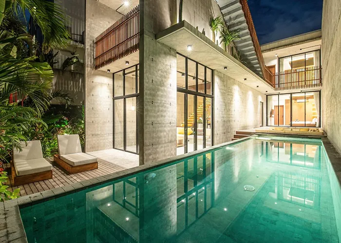 Modern 4 Bedroom Villa Heart Of Canggu 8Mins To Beach