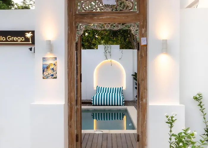 Villa Grega Santorini, 2 Bedroom Walking To Padang Padang Uluwatu