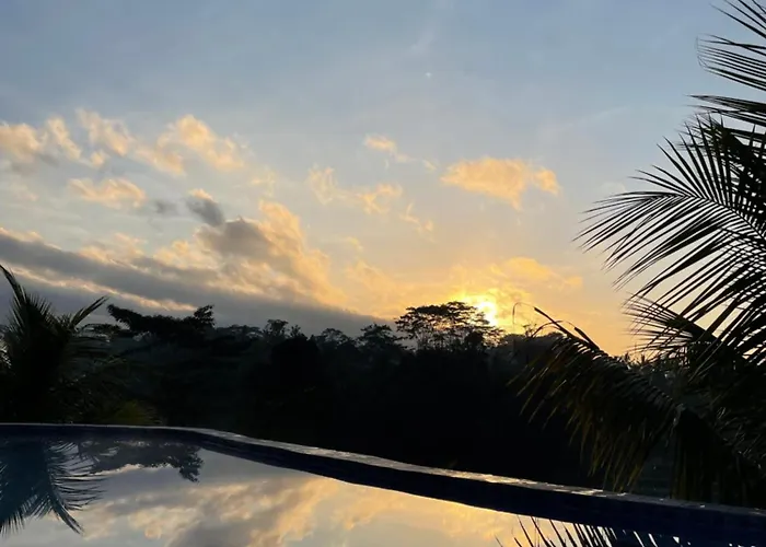 De Sila House And Pool, With Pool, Rice Terrace And Clift View