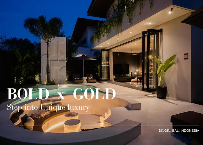 Bold X Gold - Modern Tropical Pool Villa