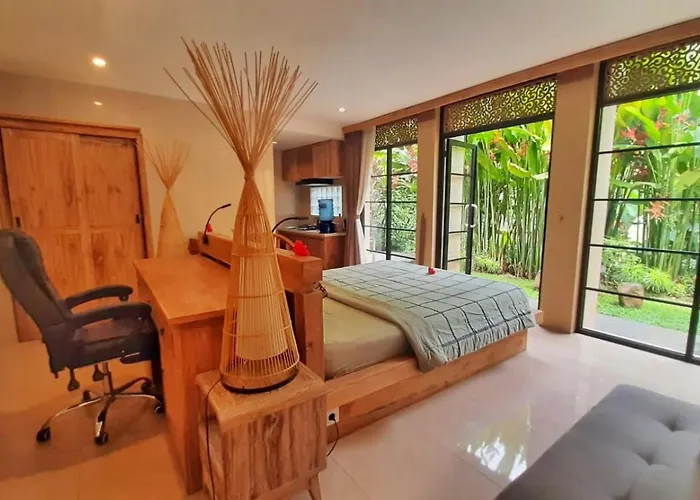 Studio Coco Non Ac In Ubud, Pvt Kitchen By Ilys C