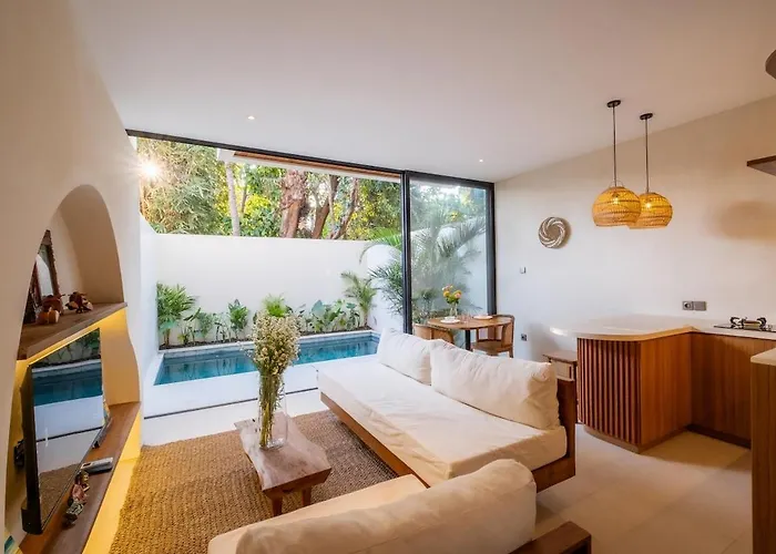 75M2 Private Pool Villa 5 Minutes From Canggu And Pererenan
