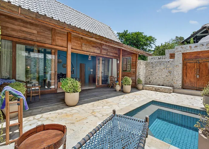 WARNA VILLAS- Villa Blue Balinese Stylish Loft Pool&Kitchen