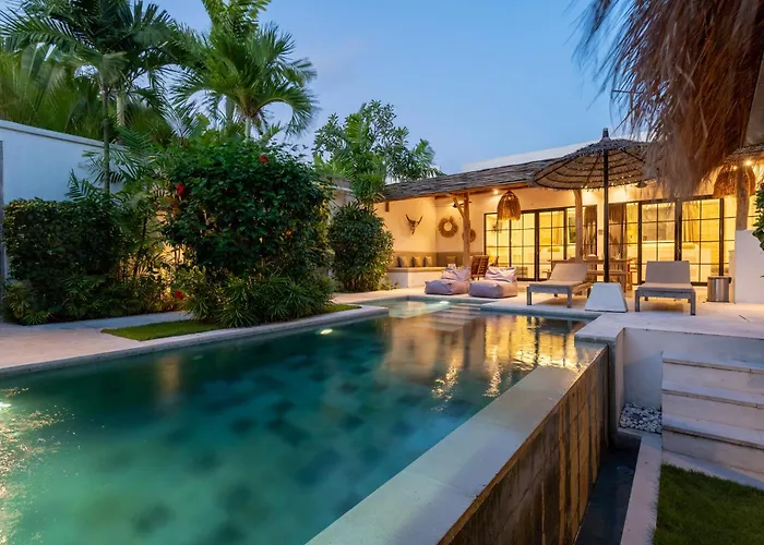 Villa Ruta II - Luxury 2Br Tropical Villa Next To Luna Beach Club And Nyanyi Beach