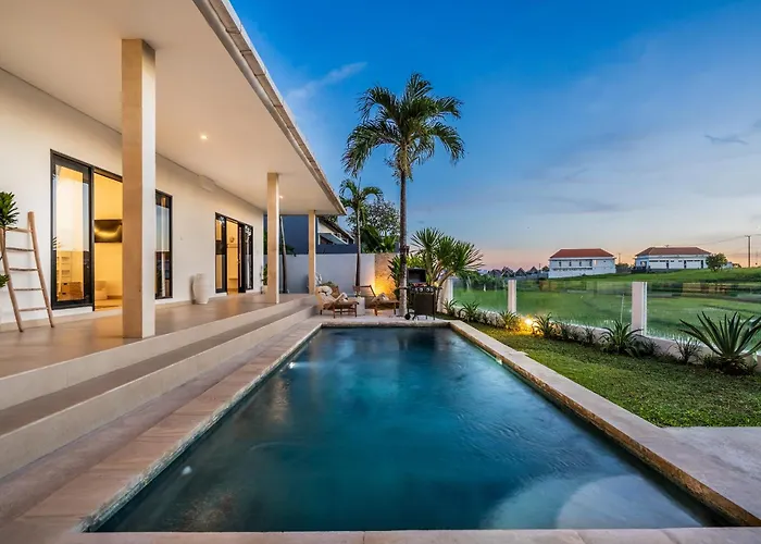 Villa Santorini Sunset 4Br Large Pool And Ricefield View