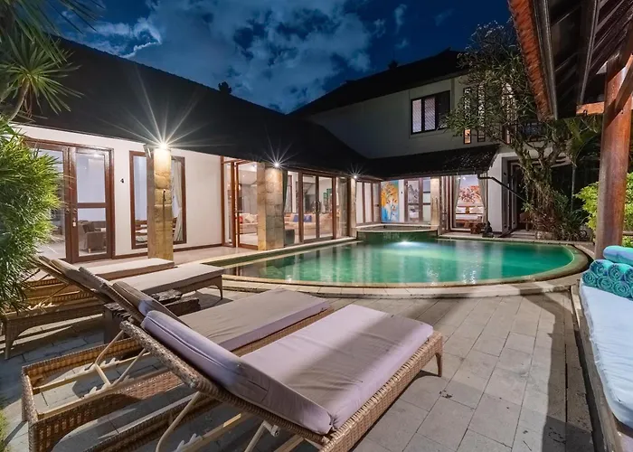 Aveli Villa 5 Bedroom With Pool At Seminyak 5 Mnt To Beach By Car
