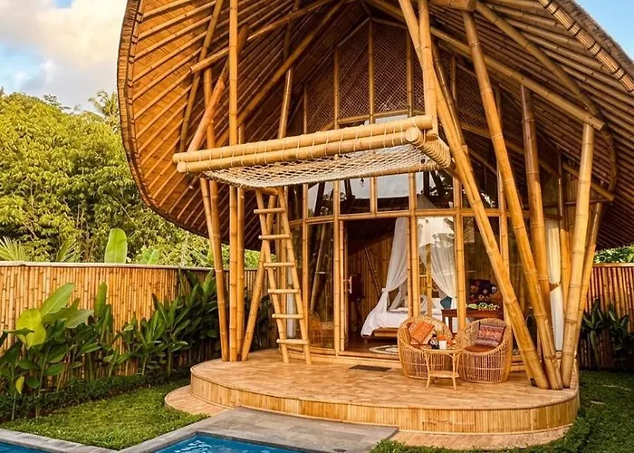 Bamboo Garden Villa Sidemen - Private Pool & Nature View