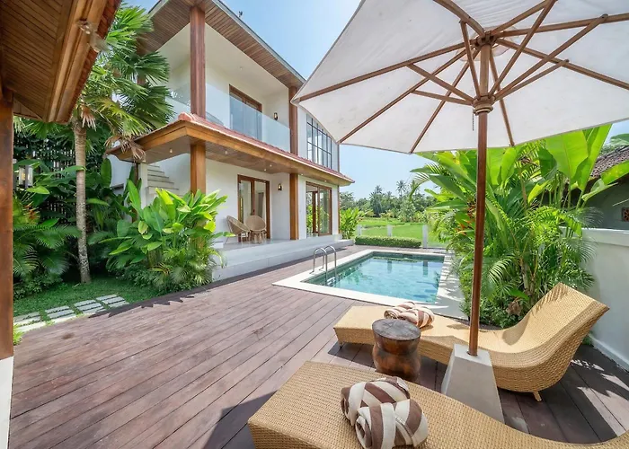 Tembaga By Evdekimi - Rice Field Views Villa With Outdoor Lounge & Pool