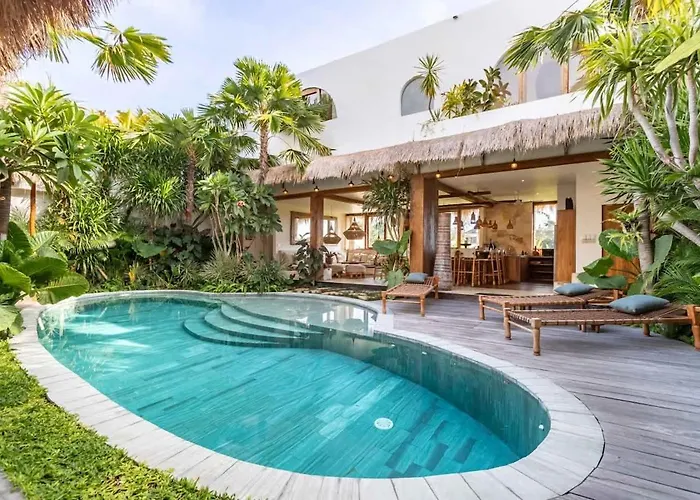 5Br Villa Private Pool Rice Fields View - Canggu