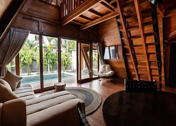 Orfeas Villas 4 - Private 1Br Wooden Loft Canggu With Private Pool