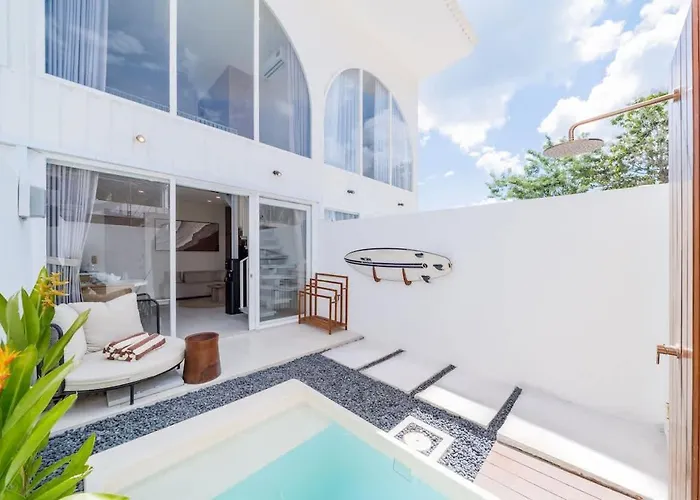 Modern Loft Villa Private Pool Near Balangan Beach