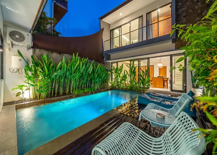 Villa Lula 2Br Canggu Private Pool & Rice Field Views