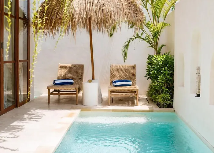 Coco 1Br Private Pool Villa In Pererenan With Skylight Bathtub