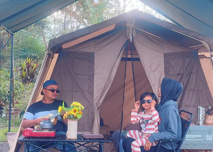 Korean Glamping Bali - Camping Family Nature V6